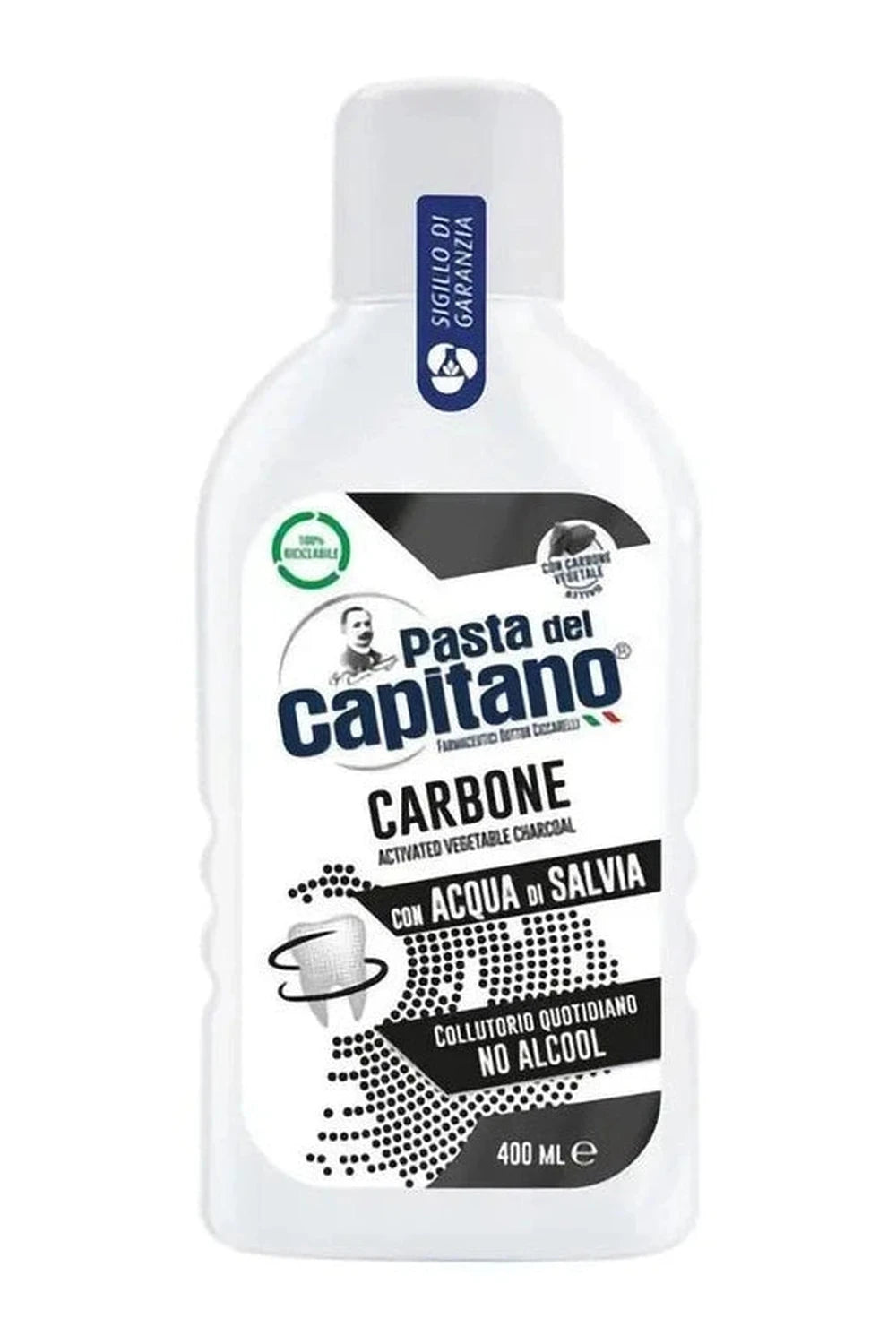 Collutorio Pasta del Capitano 400ml Carbone