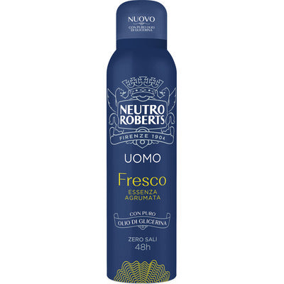 ROBERTS DEO SPRAY MEN AGRUMATO ML.150 6 PZ
