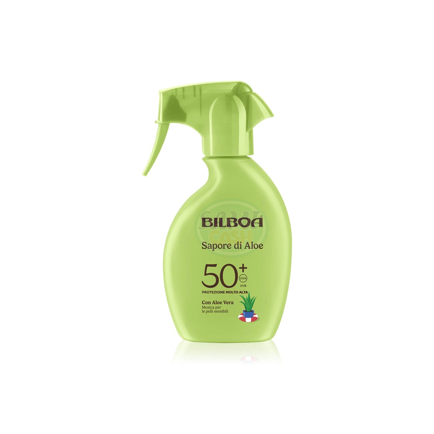 PROTEZIONE SOLARE BILBOA SAPORE ALOE TRIGGER SPF50 250ML