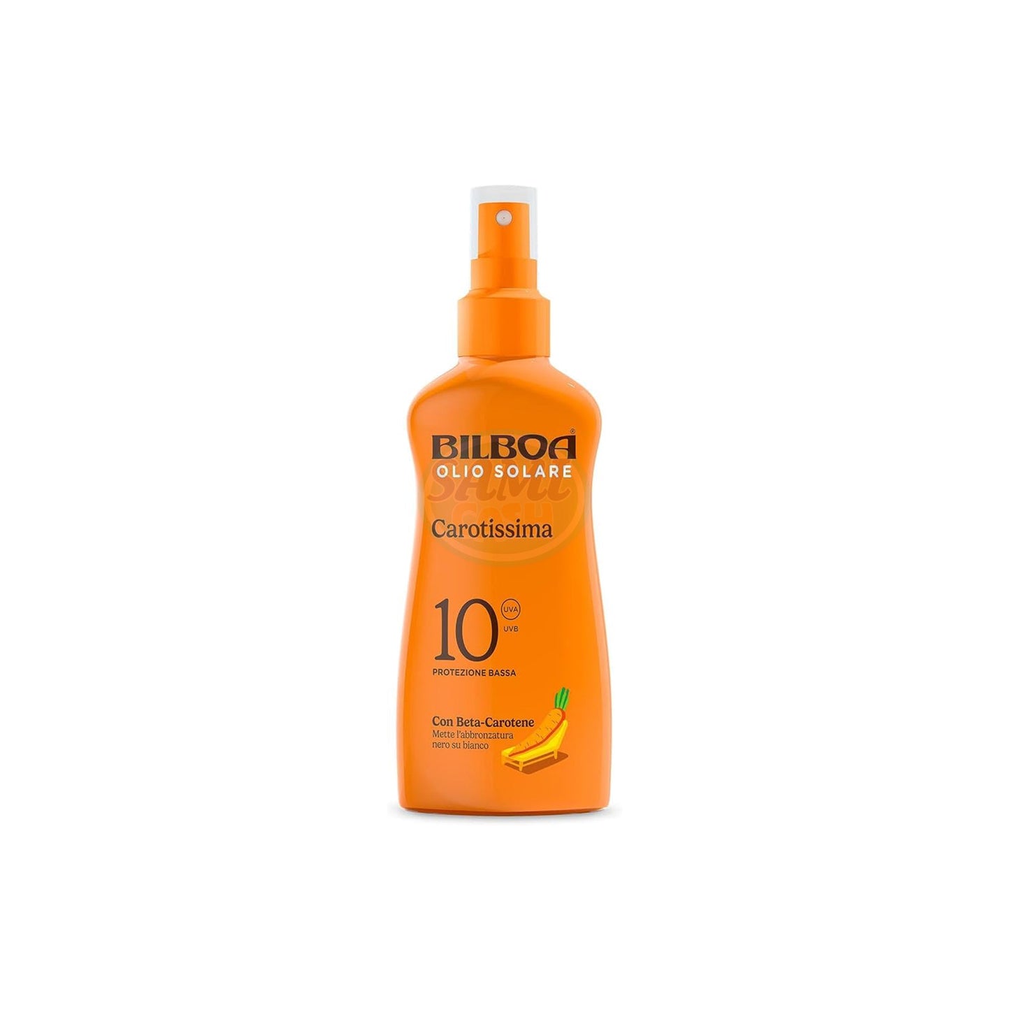 OLIO SOLARE BILBOA CAROTISSIMA SPRAY SPF 10 200 ML