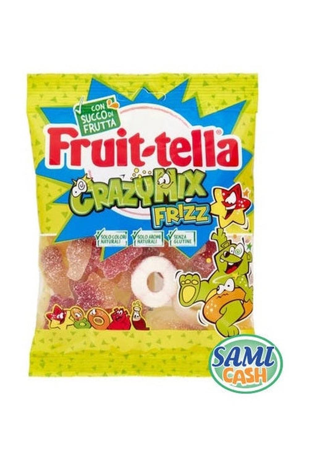 Caramelle Fruittella Crazy Mix Frizz Busta 90 g