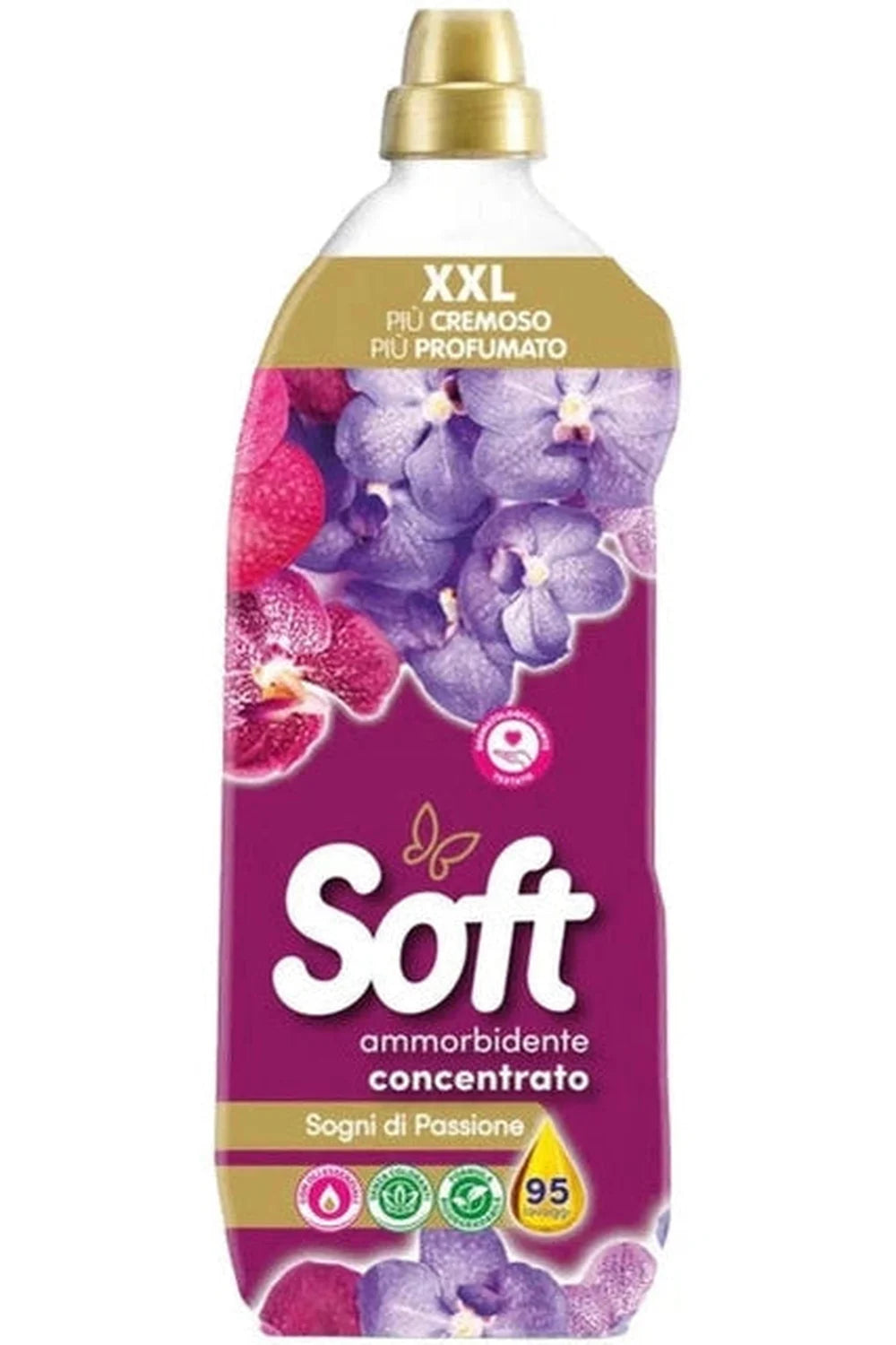 Soft Ammorbidente Concentrato 2L 95 Lavaggi Passione Profumo Intenso x 6 pz