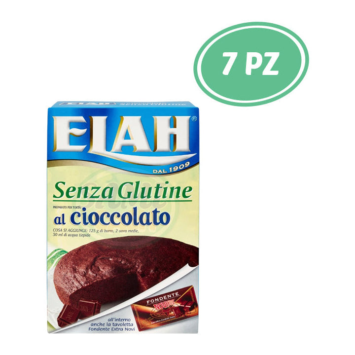 ELAH PREPAR.TORTA CIOCCOLATO S/GLUTINE 7 pz