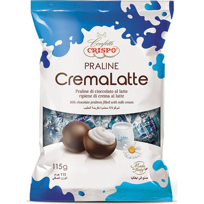 CRISPO PRALINE CREMA AL LATTE GR.115 12 PZ.