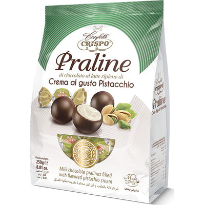 CRISPO PRALINE CREMA PISTACCHIO GR250 3 PZ.