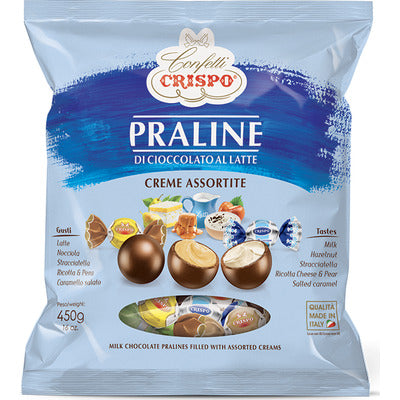 CRISPO PRALINE CREME ASSORTITE GR450 6 PZ.