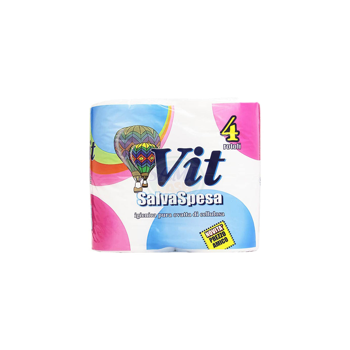 Carta Igienica Vit 4R Salvaspesa Pack da 15 - Totale Rotoli 60