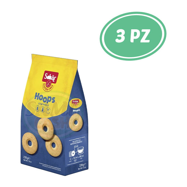 SCHAR GLUTEN FREE FROLLINI HOOPS GR.220 3 pz