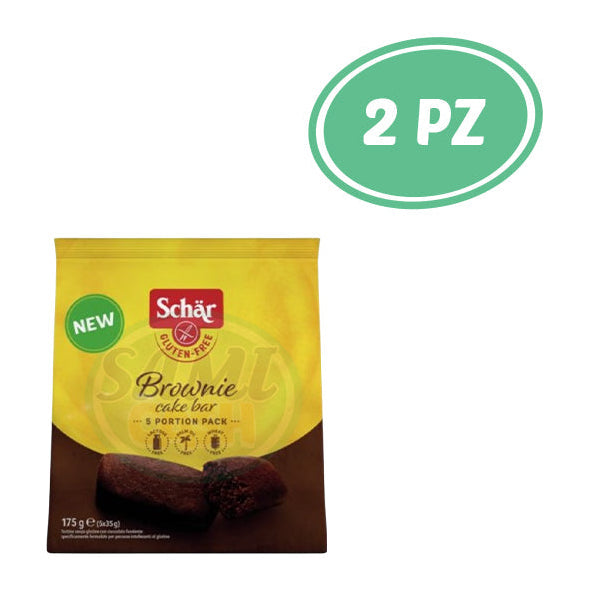 SCHAR GLUTEN FREE BROWNIES GR.175 2 PZ