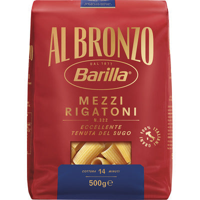 BARILLA BRONZO MEZZI RIGATONI GR.500 8 PZ.