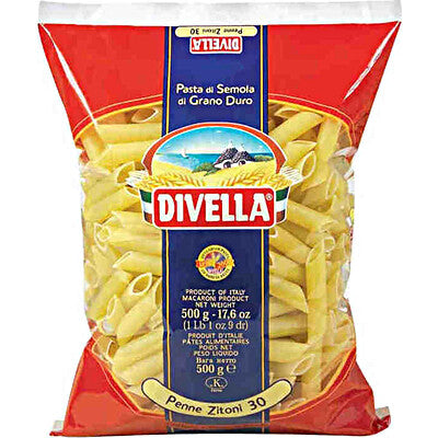 DIVELLA 030 PENNE ZITONI GR.500 12 PZ.