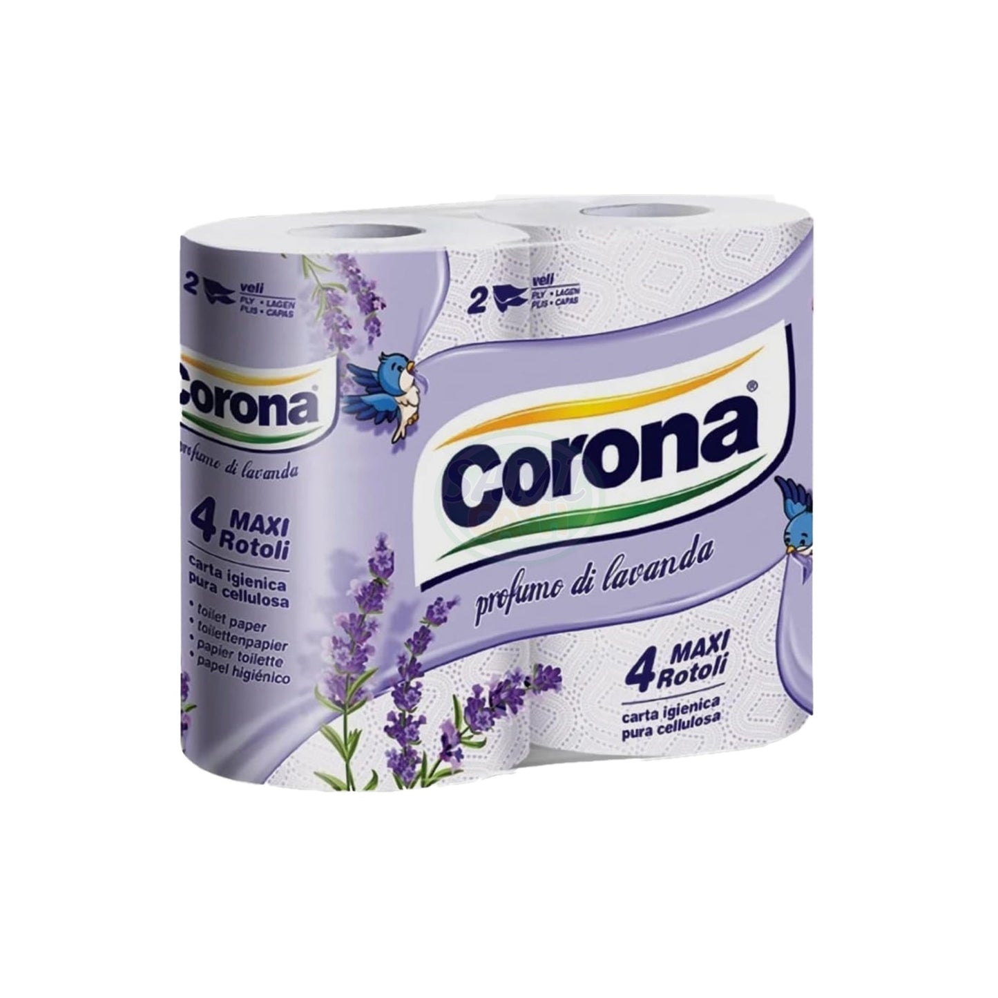 Carta Igienica Corona 4 Rotoli Lav. Pack da 10 - Totale Rotoli 40