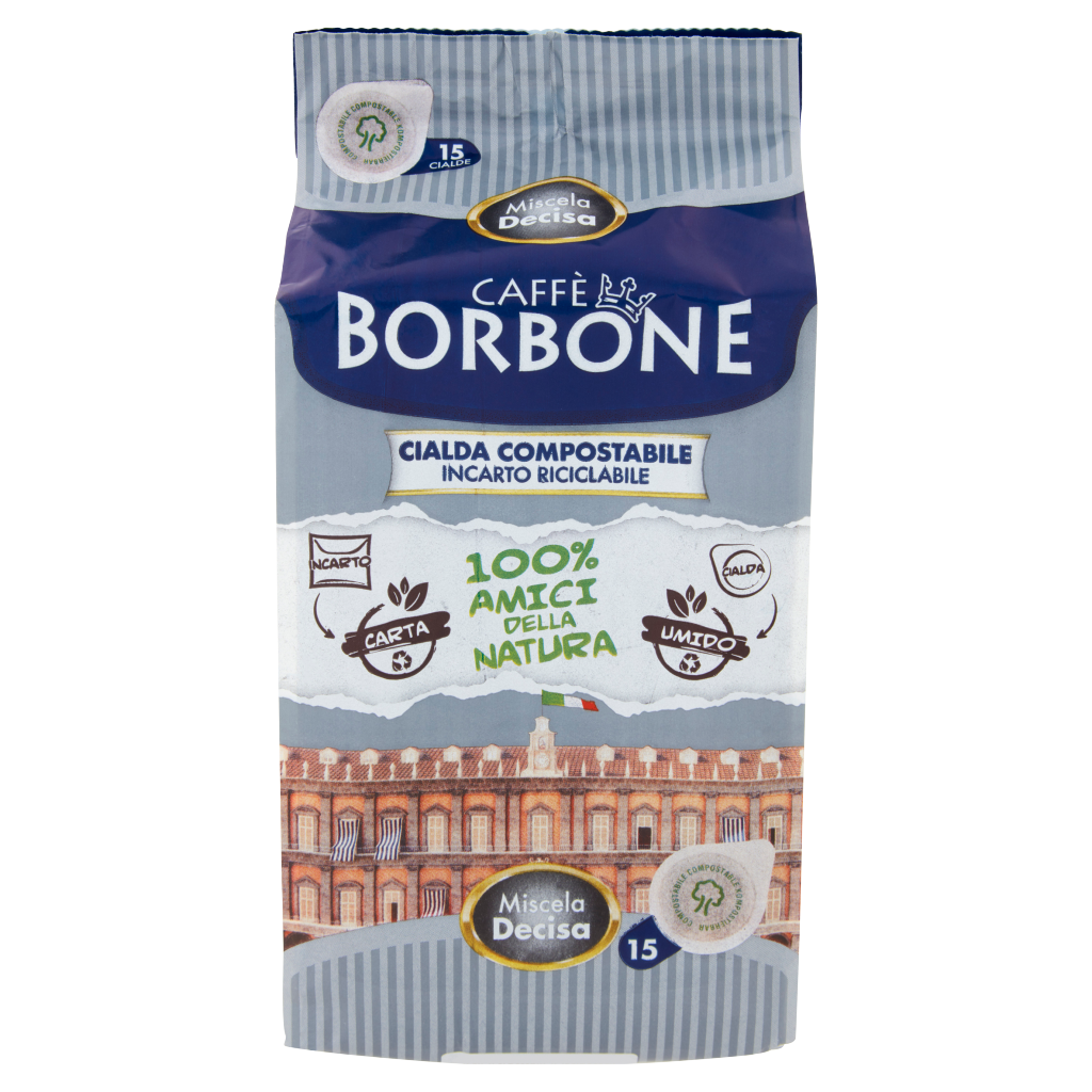 Caffè Borbone Cialde ESE 44mm Miscela Decisa 15pz x 8pz