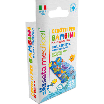 SETABLU 25 CEROTTI BAMBINI 62091 12 PZ