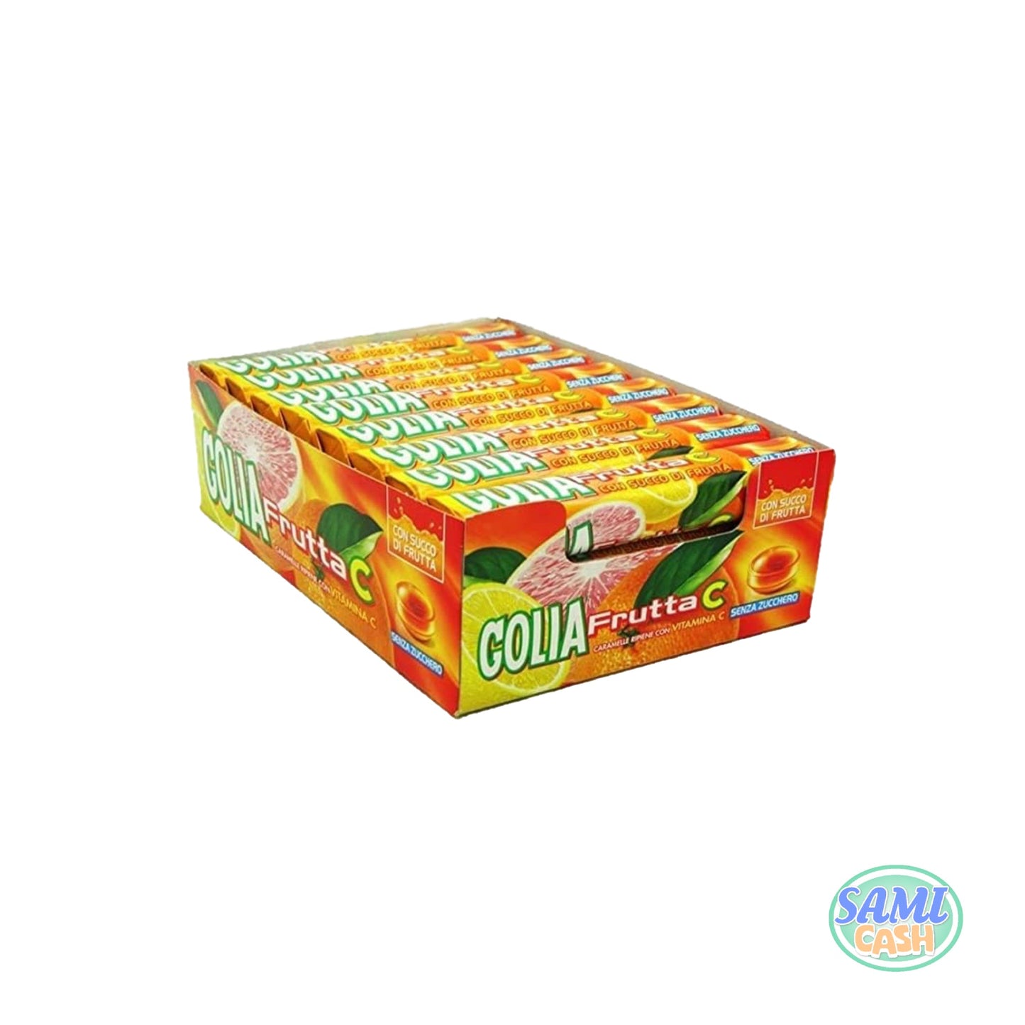 Caramelle Golia Frutta C Agrumi Stick 24 Pezzi