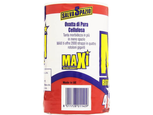 Carta Igienica Maxi 4 Rotoli 2 Veli – Extra Resistente e Morbida
