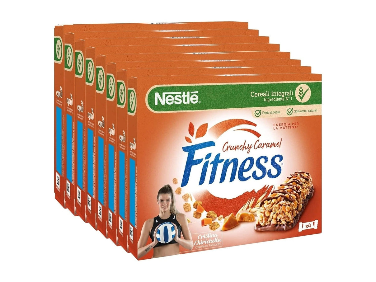 Barretta Fitness 4pz Crunchy Caramel Nestlé – Snack Croccante e Gustoso