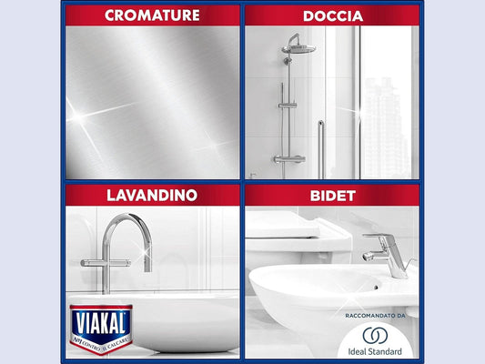 Viakal Anticalcare Detersivo Liquido Classico, Confezione da 10 pezzi