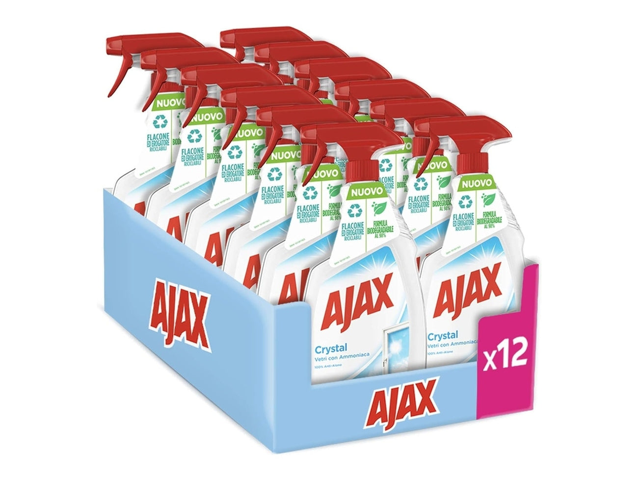 AJAX CLEANER 750ML SPRAY GLASS