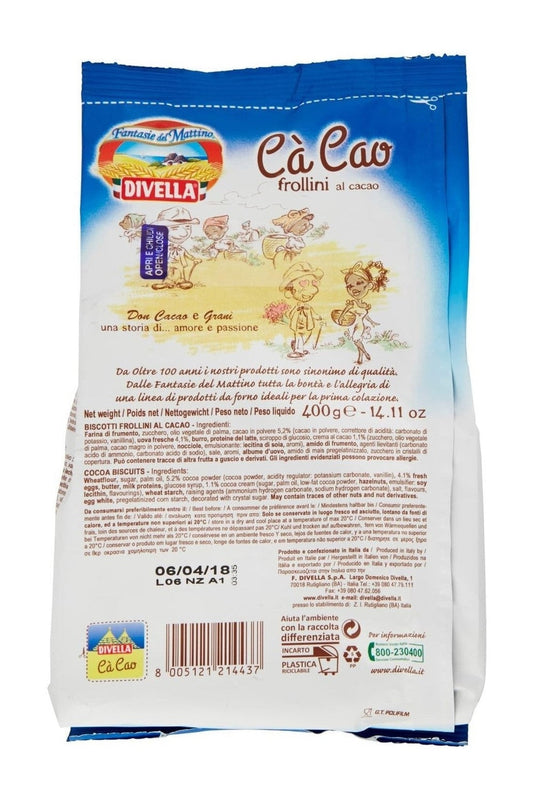 Biscotti Divella 400g Cacao – Gusto Intenso per Momenti Golosi