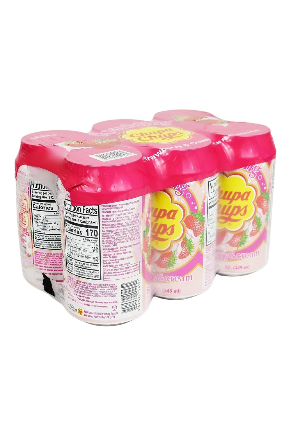 Chupa Chups Bibita 345ml Crema Fragola