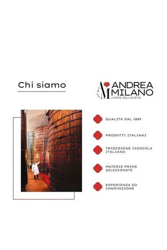 Aceto Balsamico di Modena IGP Andrea Milano 500 ml – Qualità Superiore