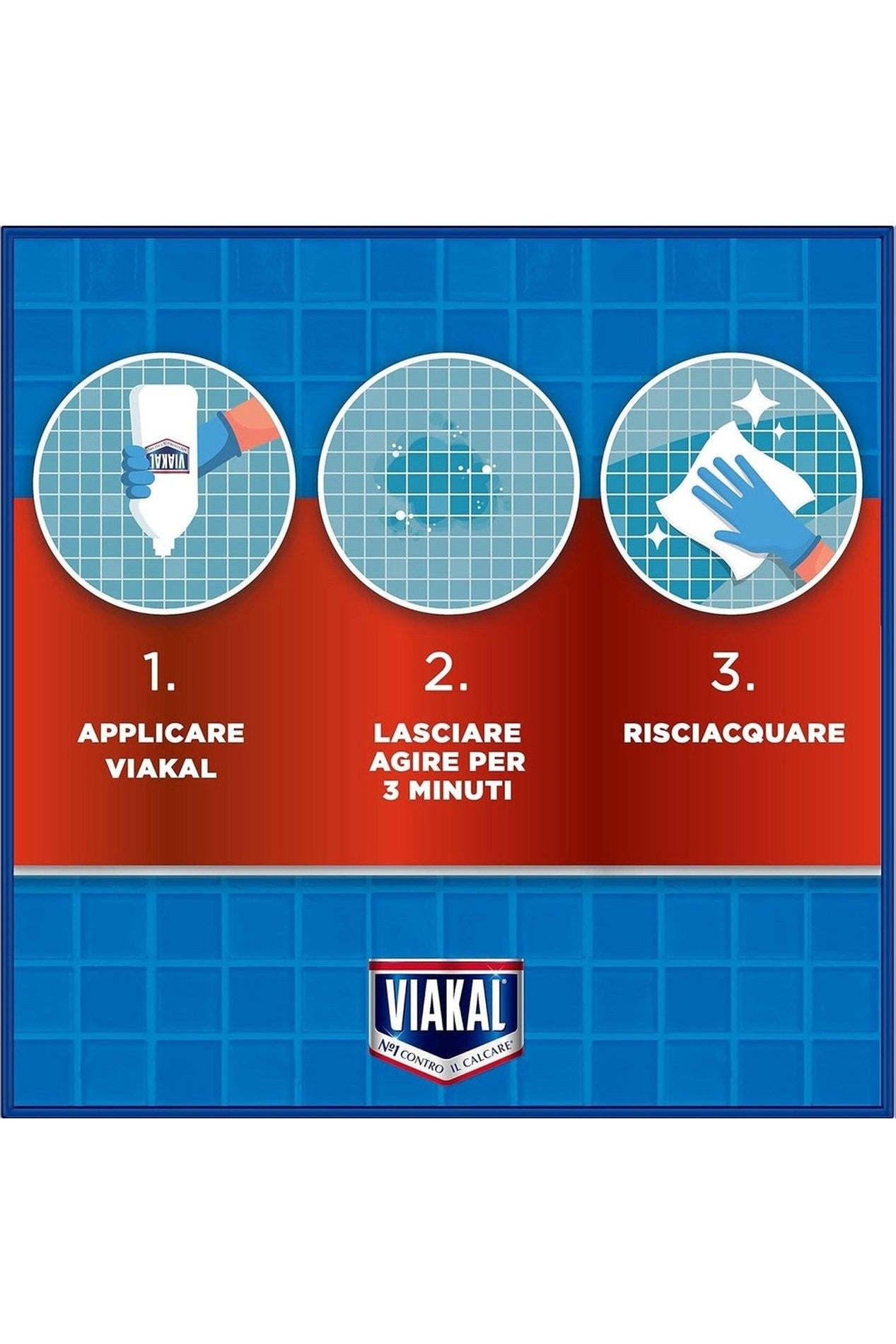 Viakal Anticalcare Detersivo Liquido Classico, Confezione da 10 pezzi