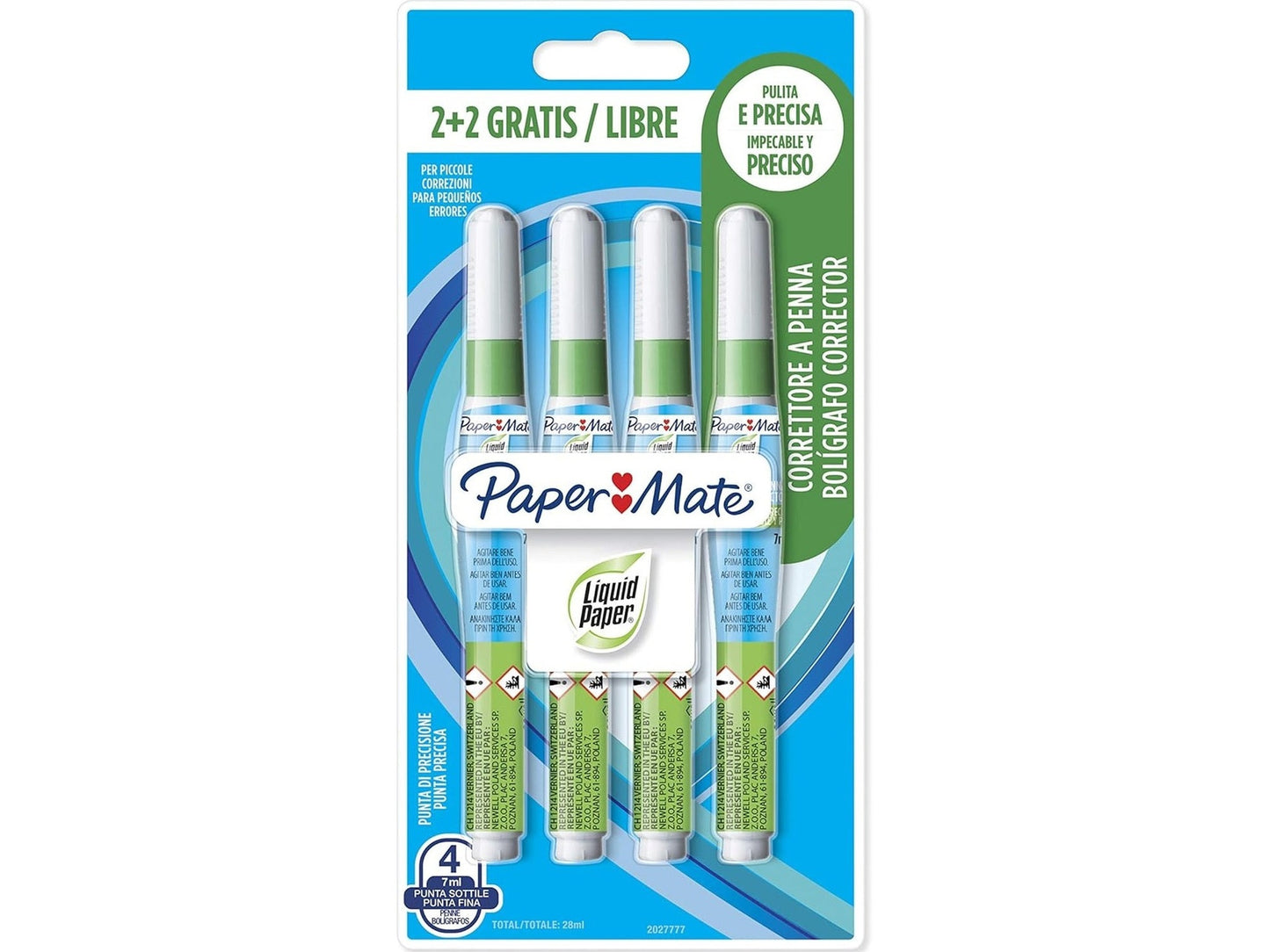 Paper Mate NP10 Correction Pen 7ml – Needle Tip Precision & Quick Drying