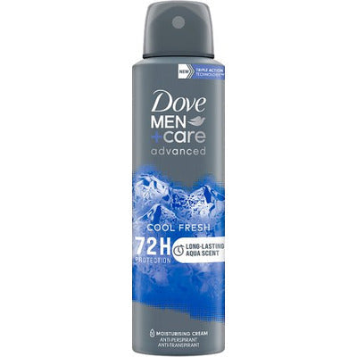 DOVE DEO SPRAY ADVANCED MEN COOL 150 6 PZ