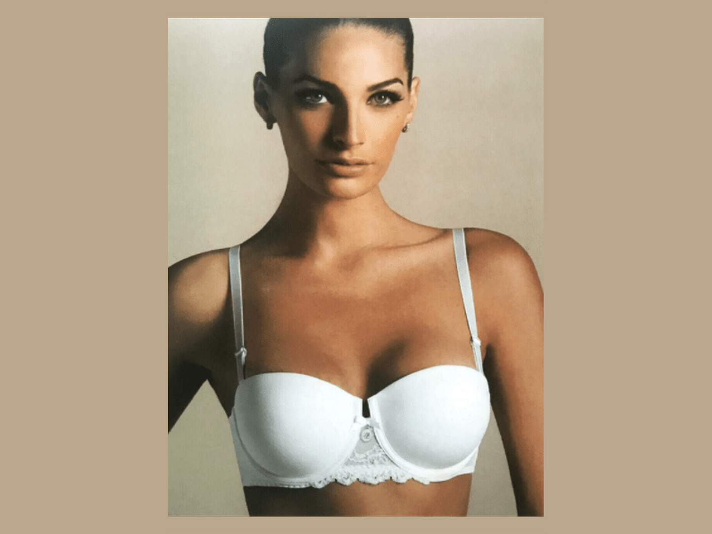 BIAGIOTTI WHITE BALCONY BRA 90343