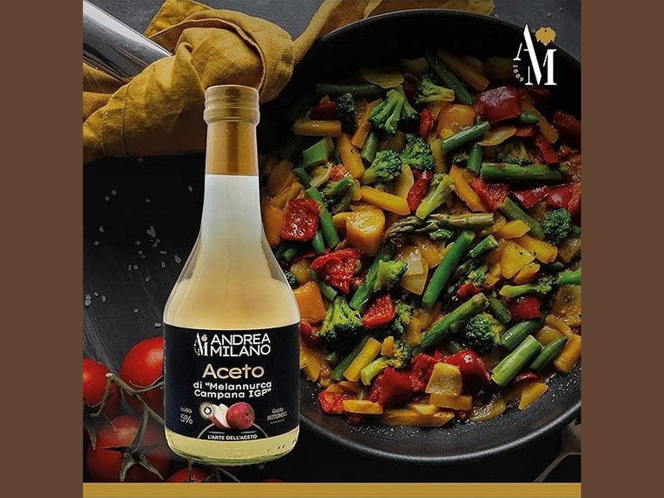 Aceto di Melannurca Campana IGP Andrea Milano 500 ml – Gusto Autentico e Raffinato
