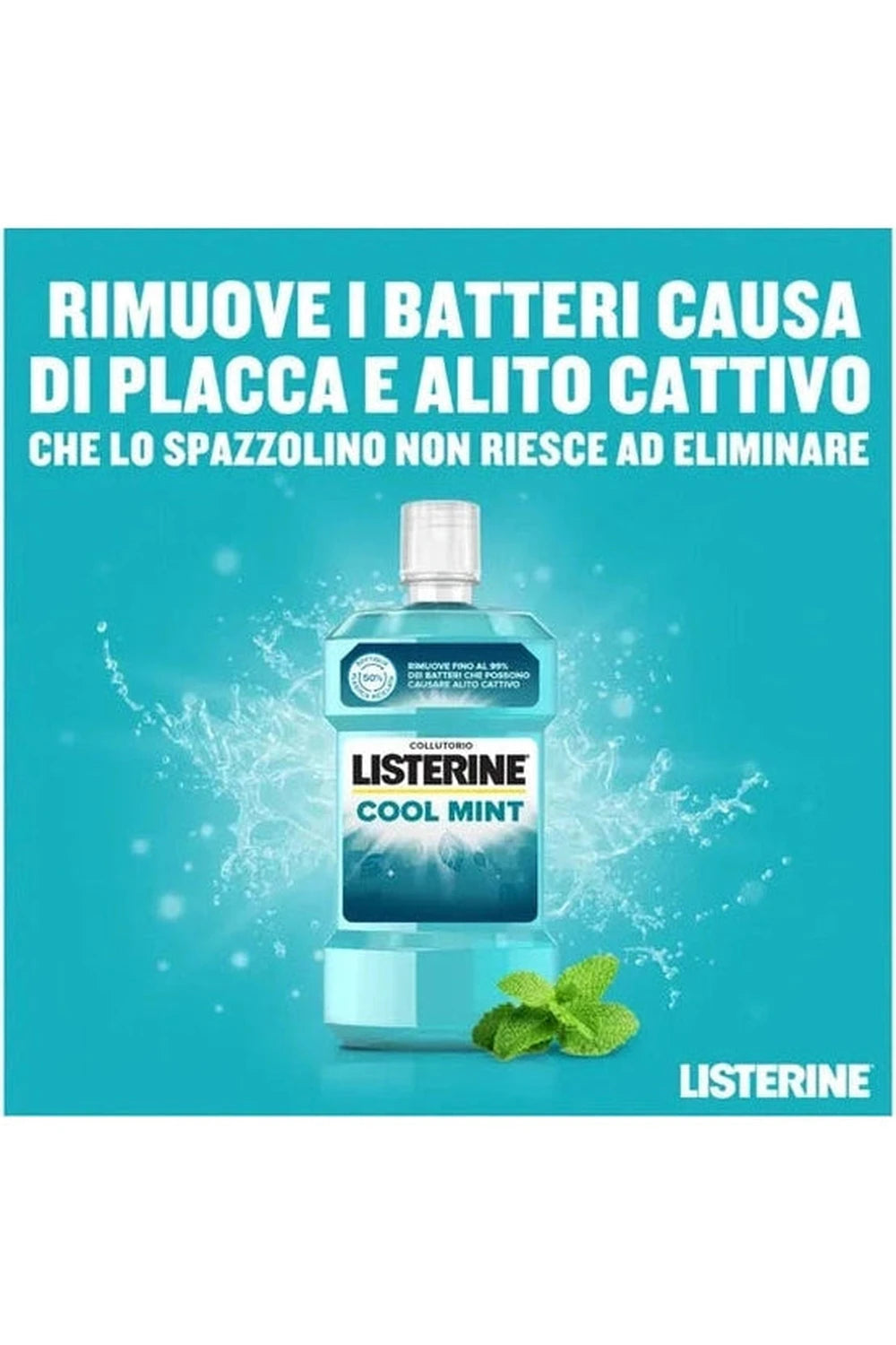 Collutorio Listerine 500ml Coolmint