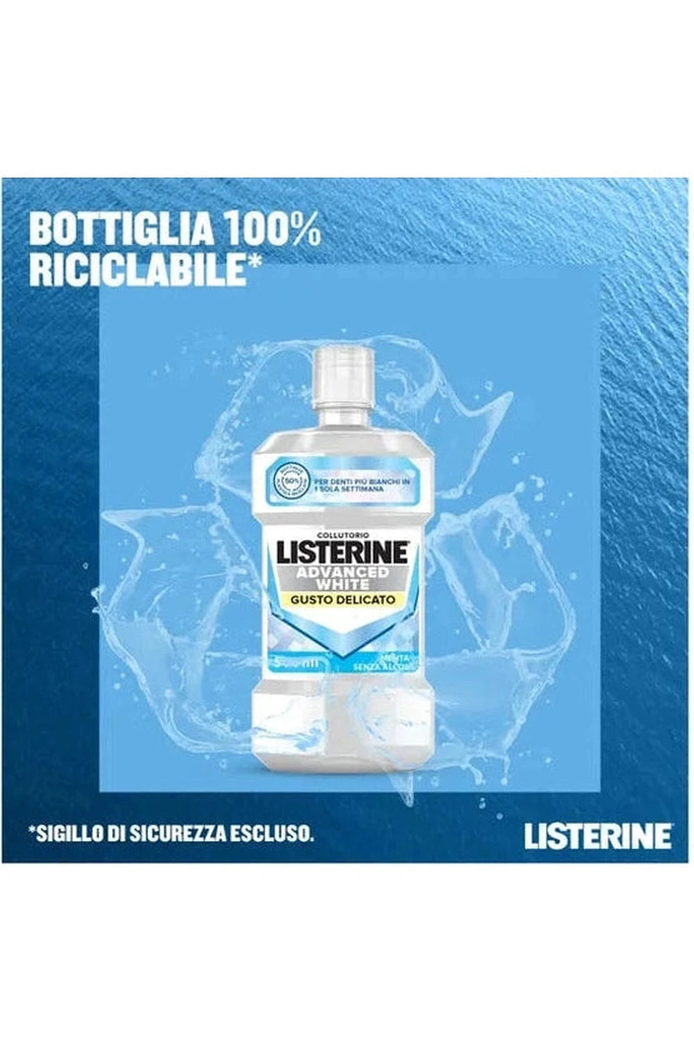 Collutorio Listerine 500ml Advanced Gusto Delicato