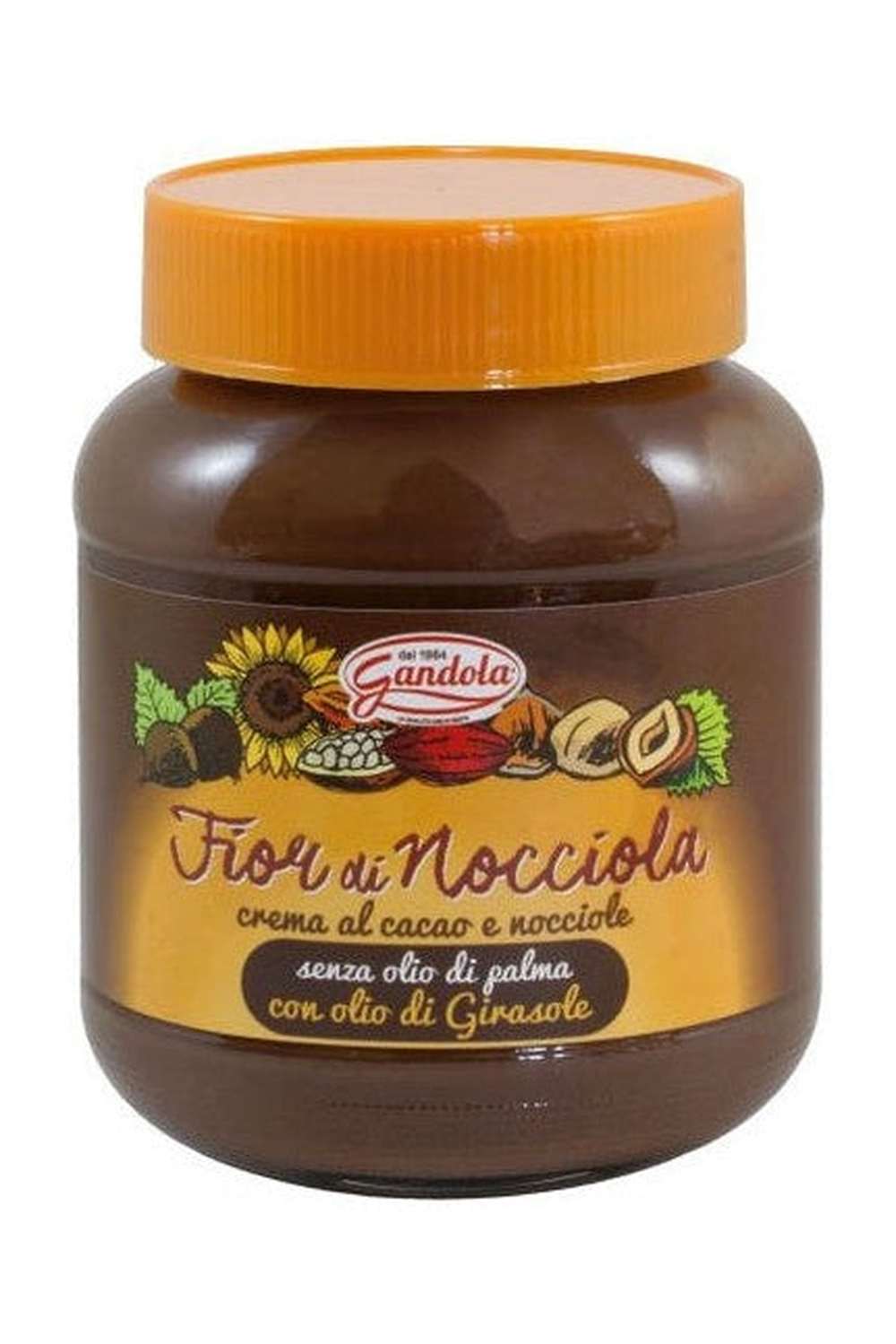 Crema Spalmabile Fior di Nocciola 400g – Gusto Autentico di Cacao e Nocciole in Formato Compatto
