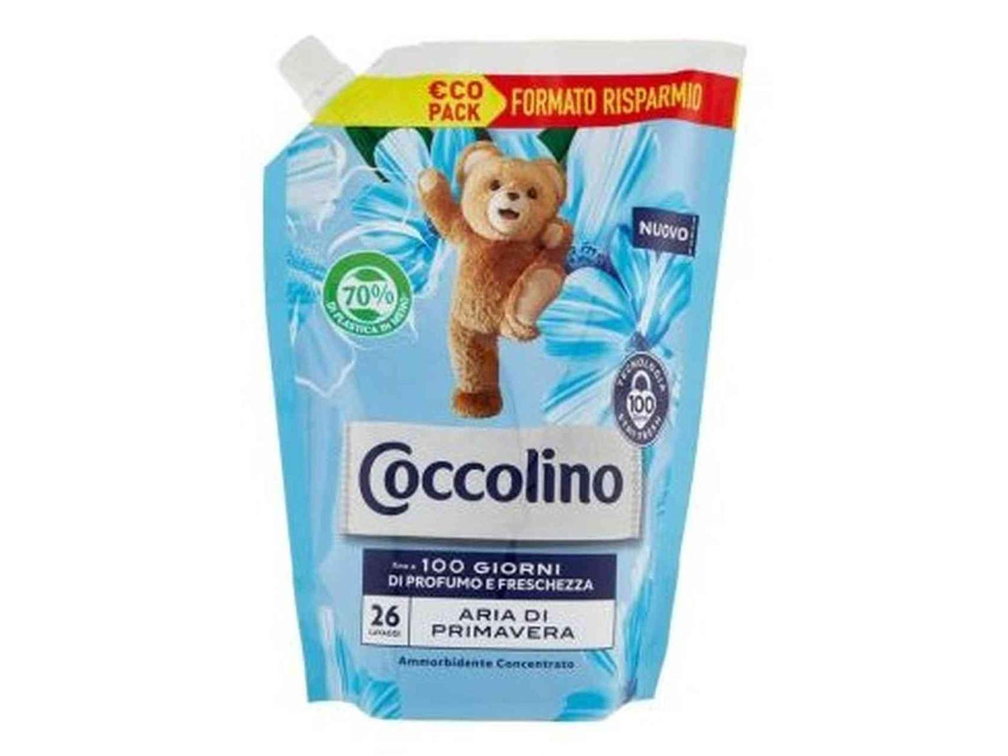 Ammorbidente Concentrato Coccolino Primavera 600ml – Freschezza Floreale e Morbidezza Avvolgente per il Tuo Bucato