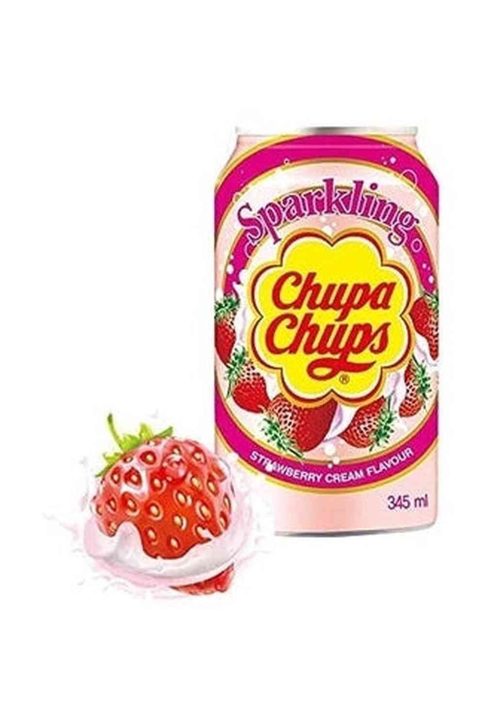 Chupa Chups Bibita 345ml Crema Fragola