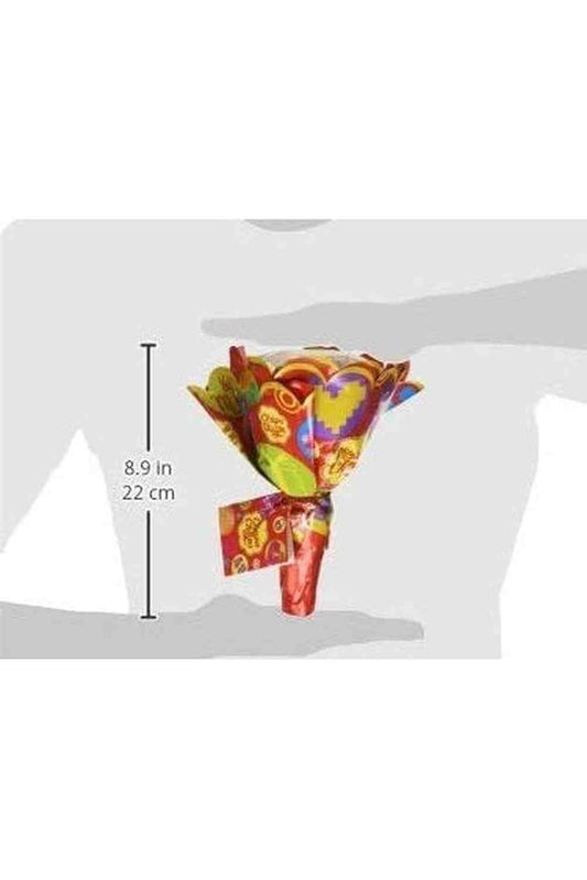 Chupa Chups Lollipop Flower Bouquet – 19 Lecca Lecca Monopezzo, Bouquet Colorato e Originale, Idea Regalo