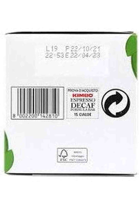 Cialde Caffè Kimbo Decaffeinato 15pz – Gusto Pieno e Delicato, Compatibili ESE 44mm