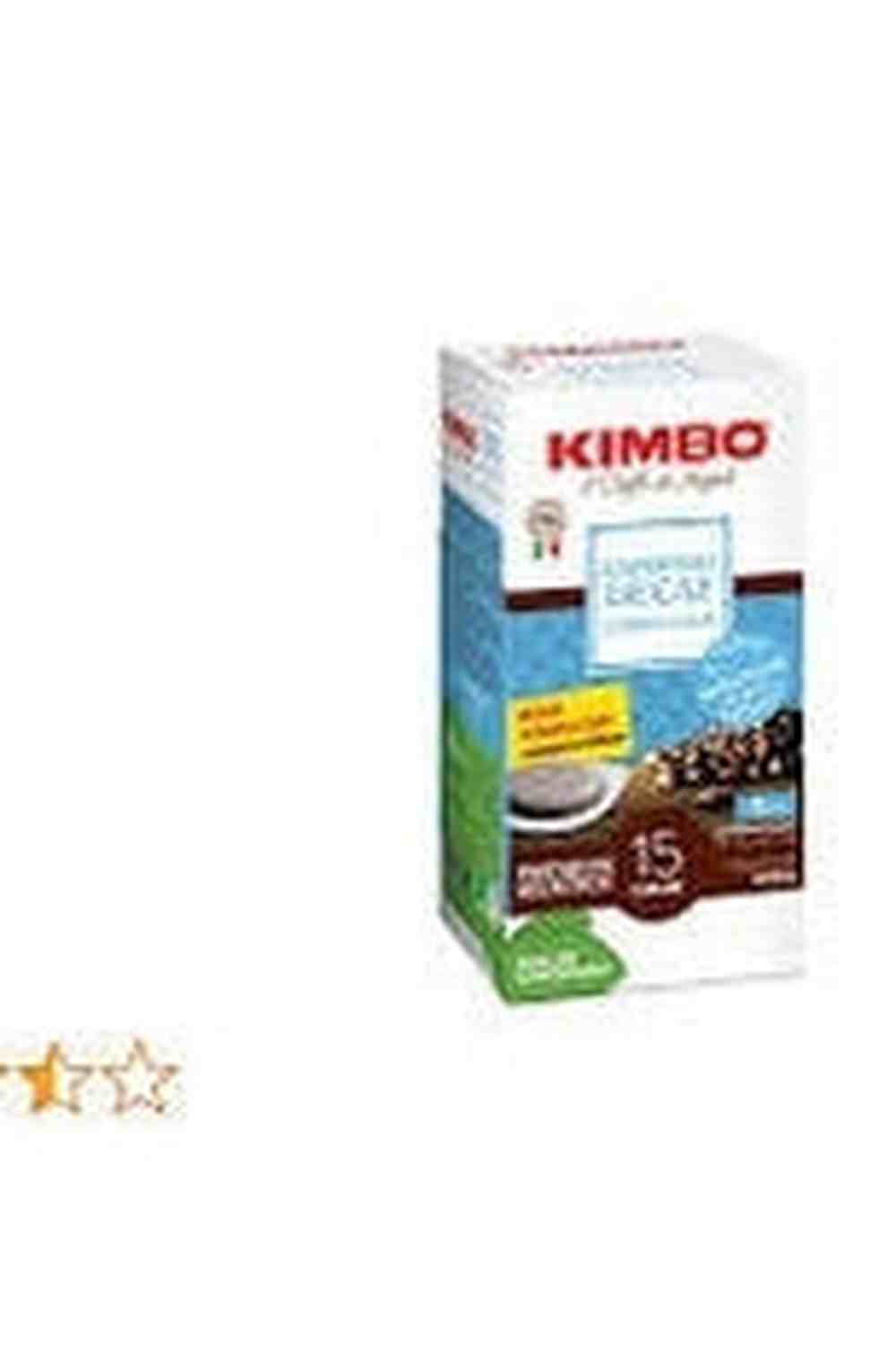 Cialde Caffè Kimbo Decaffeinato 15pz – Gusto Pieno e Delicato, Compatibili ESE 44mm