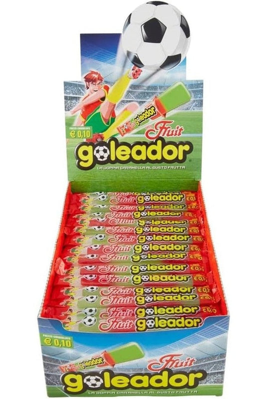Goleador Doppia – Caramelle Gommose alla Frutta, Senza Glutine, Confezione da 200 Pezzi Monoporzione (1,6 kg)