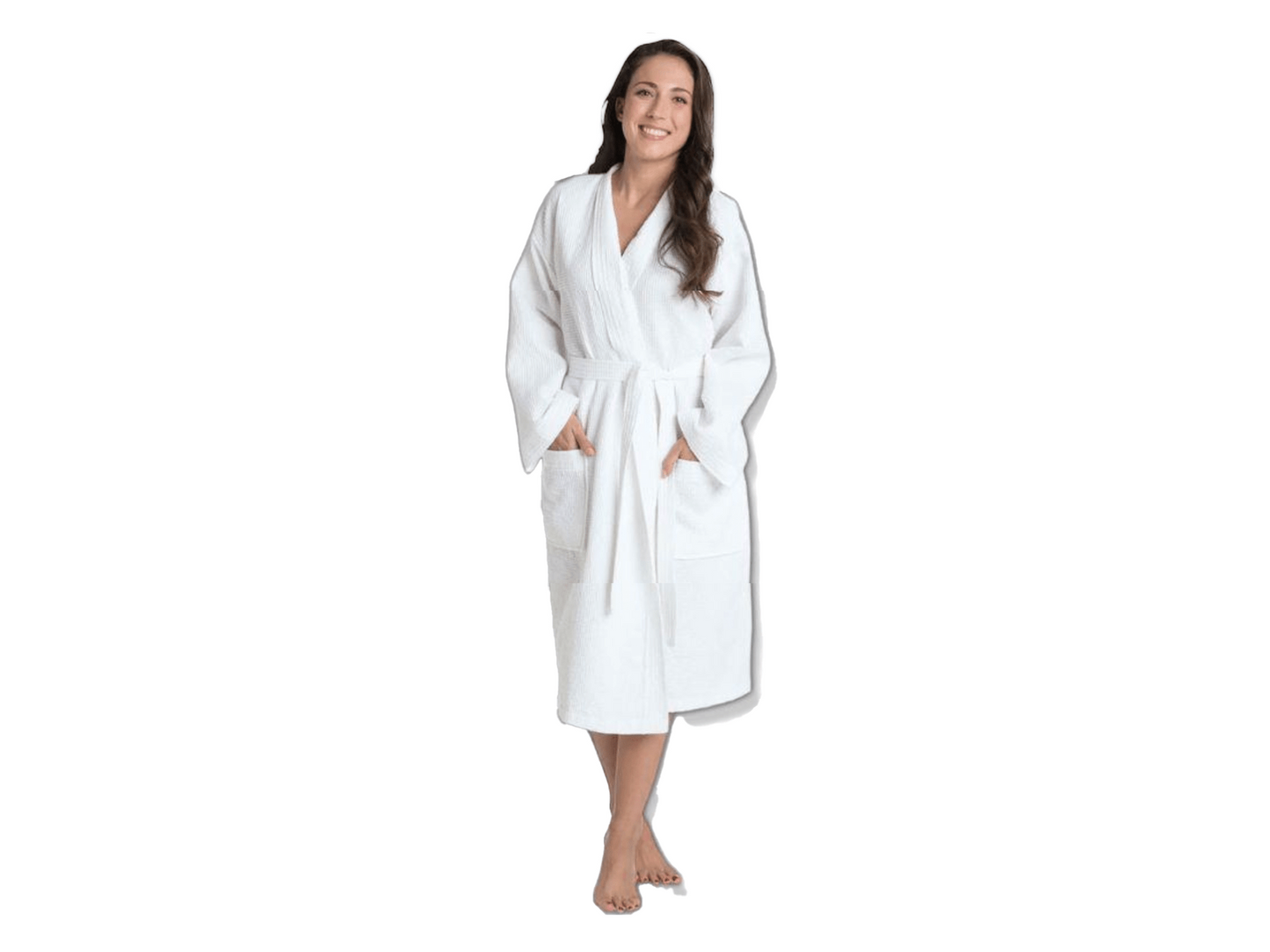 IRGE Accappatoio in Spugna 100% Cotone Unisex