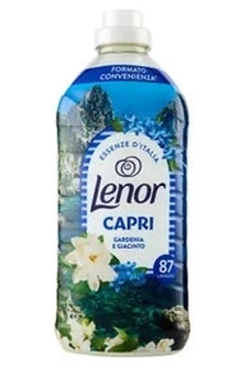 Lenor Ammorbidente Concentrato 87 Lavaggi – Essenze Capri per una Freschezza Mediterranea Ispirata all’Isola Azzurra