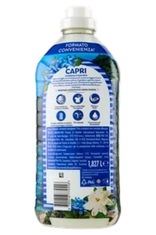 Lenor Ammorbidente Concentrato 87 Lavaggi – Essenze Capri per una Freschezza Mediterranea Ispirata all’Isola Azzurra
