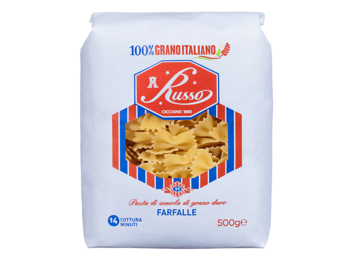 Pasta Russo 500g Farfalle