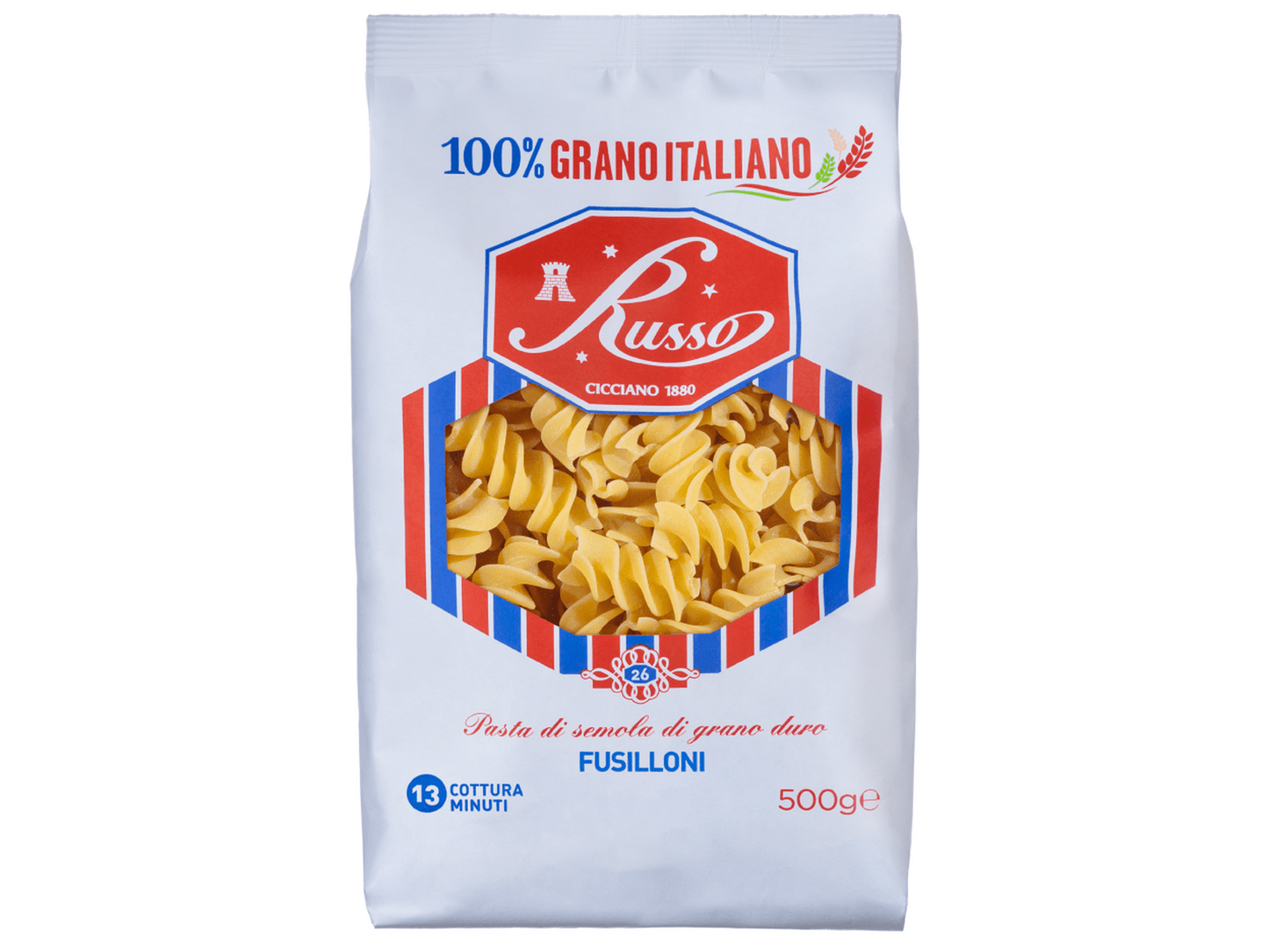 Pasta Russo 500g Fusillone