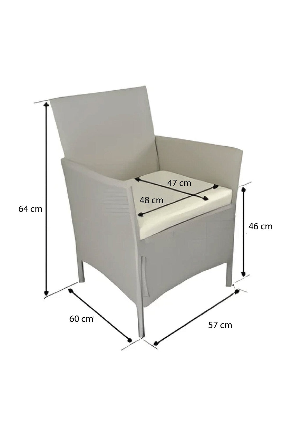 DIVANETTO CON 2POLTRONE E TAVOLINO 4PZ NEW SMART COLORE GRIGIO