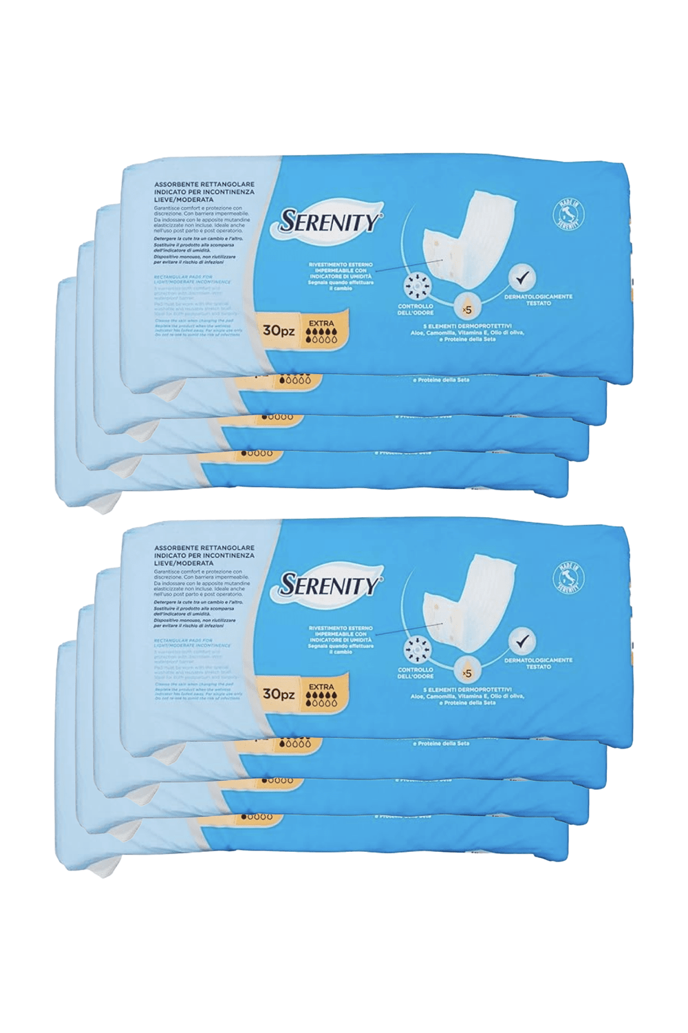 Assorbenti Serenity con Barriera 30pz – Protezione Avanzata e Comfort per Ogni Giorno