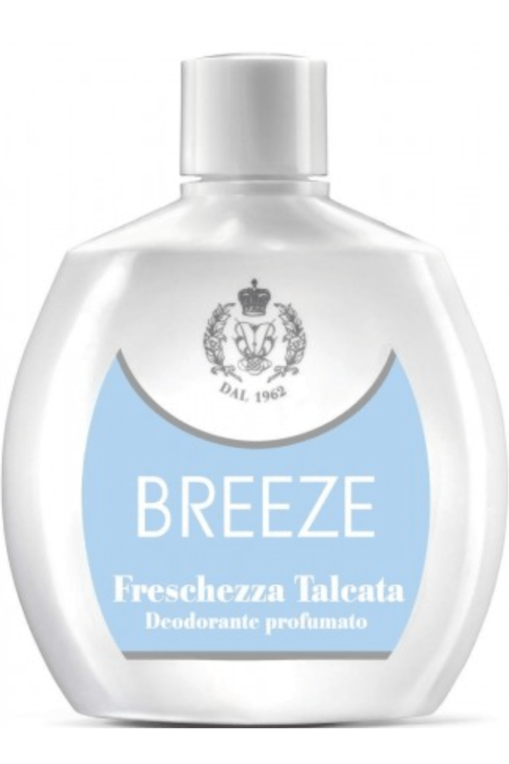 Breeze Deo Squeeze Freschezza Talcata 100ml – Deodorante Delicato con Profumo Talcato e Protezione 24h
