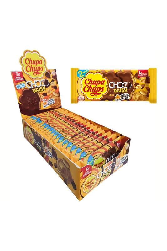 Snack Chupa Chups Daisy Peanut Arachidi e Riso Croccante 20 pz