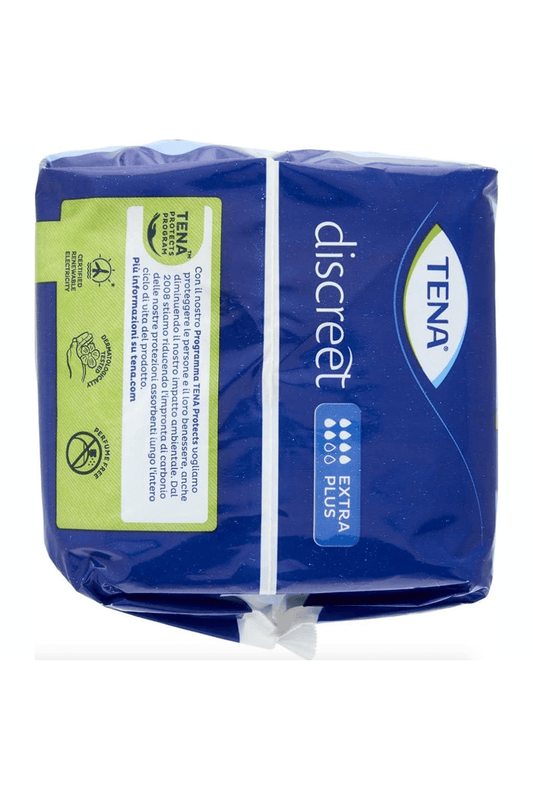 TENA Discreet Extra Plus 8pz – Protezione Avanzata per Perdite Urinarie Moderate con Cura della Pelle Sensibile